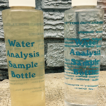 pre/post treatment water samples