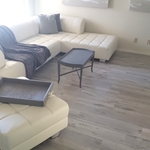 new cool grey laminate installation