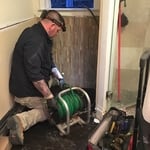 Joe at work jetting