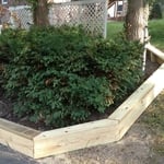 Rustic Flower bed