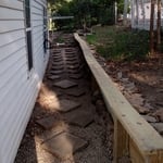 Rustic Retaining wall