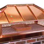 Copper Chimney caps and chase covers
