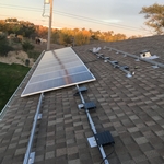 Installation of panels for 5.2 kW system