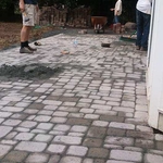Laying pavers