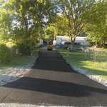 Residents paved drive