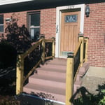 Entry handrail