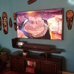 65 inch TV wall hang