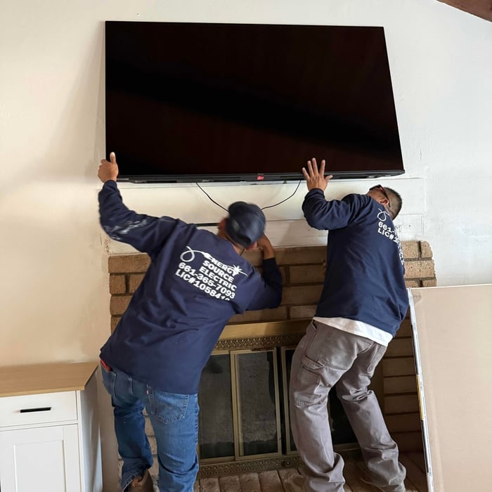 Tv mounting