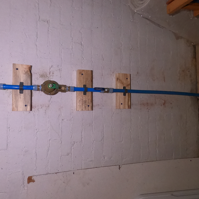 Water Main Shut off Valve and Pressure Regulator