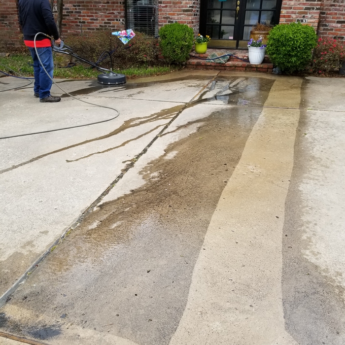 Driveway Pressure Wash