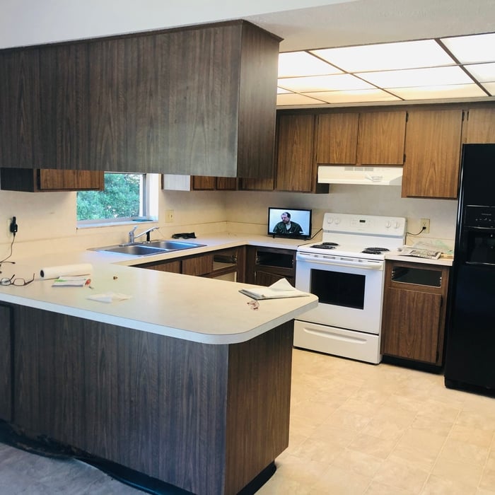 Before Kitchen Refacing