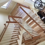 Stair treads and railing