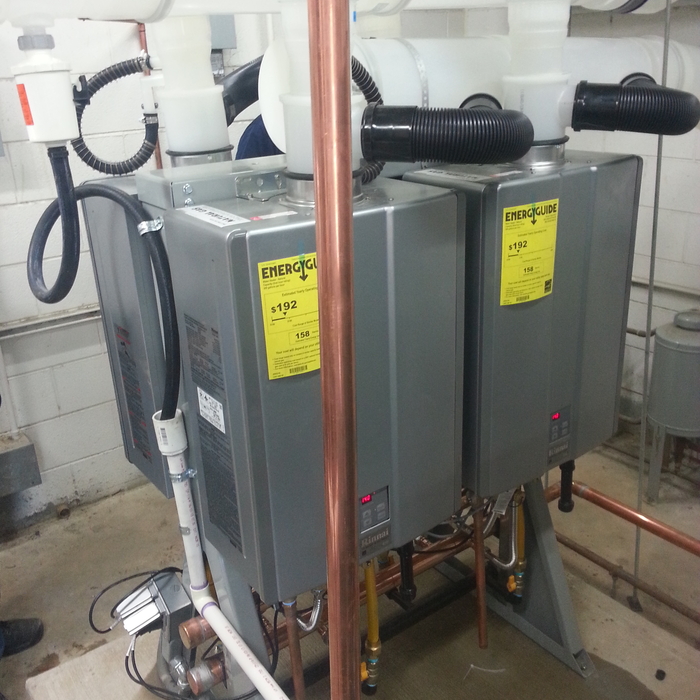 Rinnai Tankless Rail System