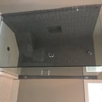Frameless shower no header