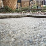 Sunken and Settled Concrete Slab Before