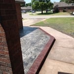 Stamped Concrete Install