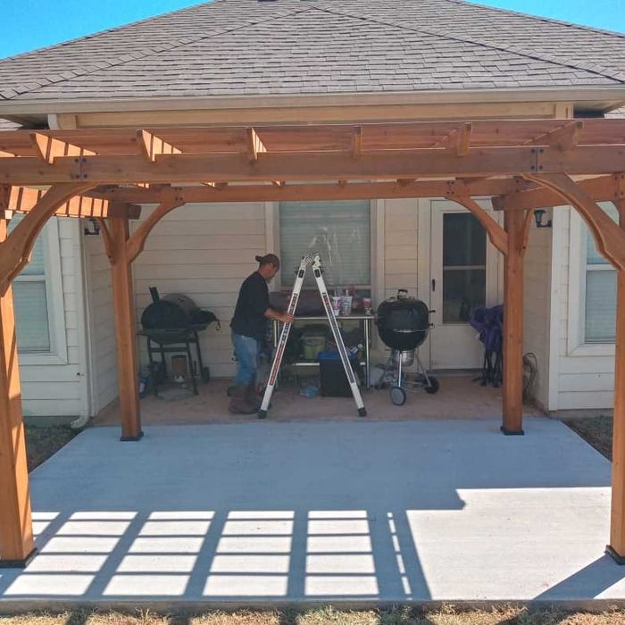 Concrete Patio Install
