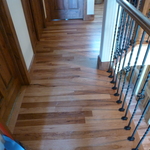 Hickory with cherry stain