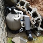 Wall Collapsed on New Pool Equipment