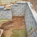 Second Wall Built by Second Contractor