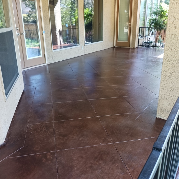 Concrete staing