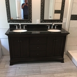 5 foot double vanity