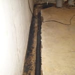 interior drain pipe install