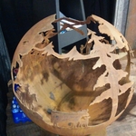 Fire globes art stuff