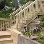 Beach stairs