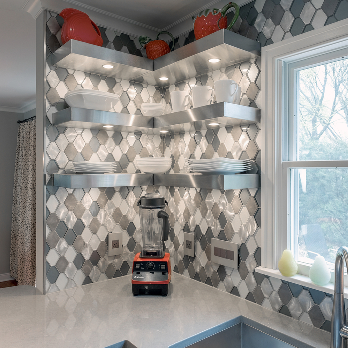 Stainless steel shelving