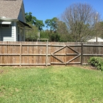 Wood fence wash and stain