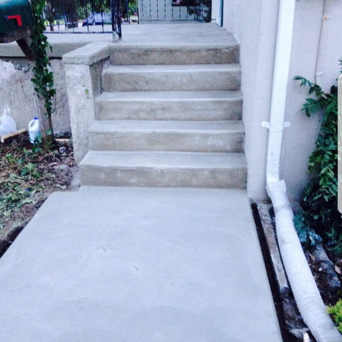 Steps after but before they was rubbed