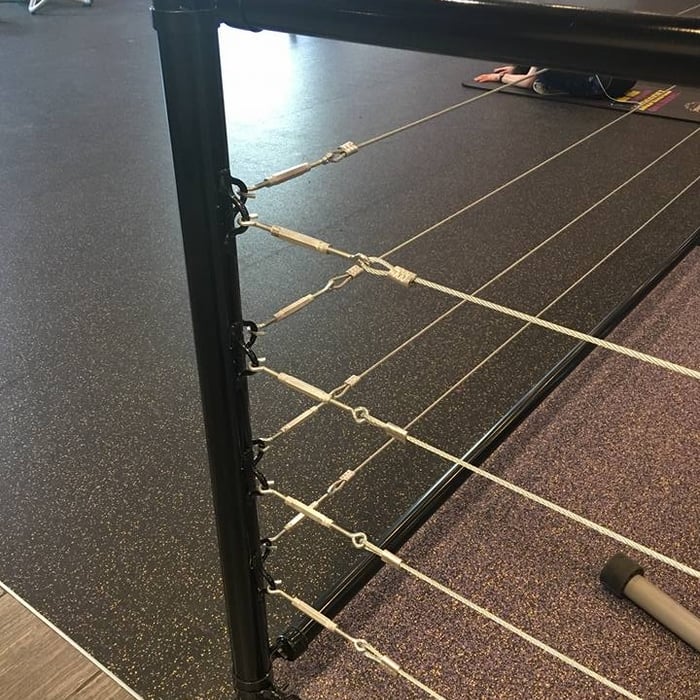 Gym Railing Install