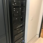 Dual custom rack enclosures