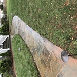 Low voltage outdoor lighting path light install