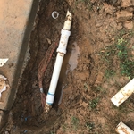 Irrigation pipe repair