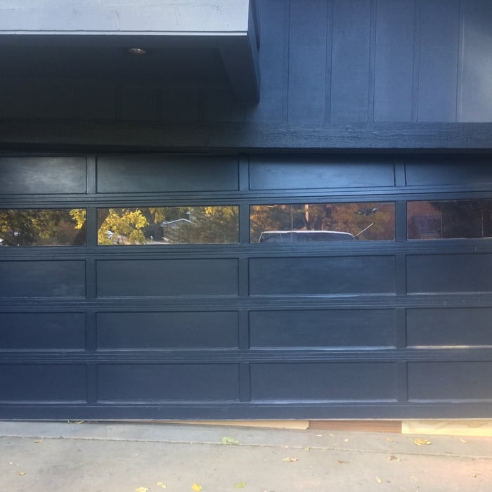 Before Dark Blue Door Front