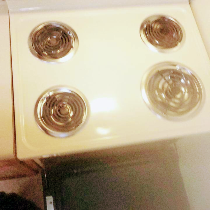 Stove Top Cleaning
