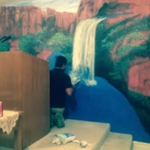 church mural