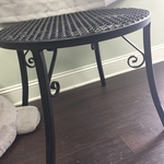 Wrought iron table