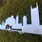 Nashville, Tennessee skyline wall hoooks