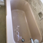 after picture of tub
