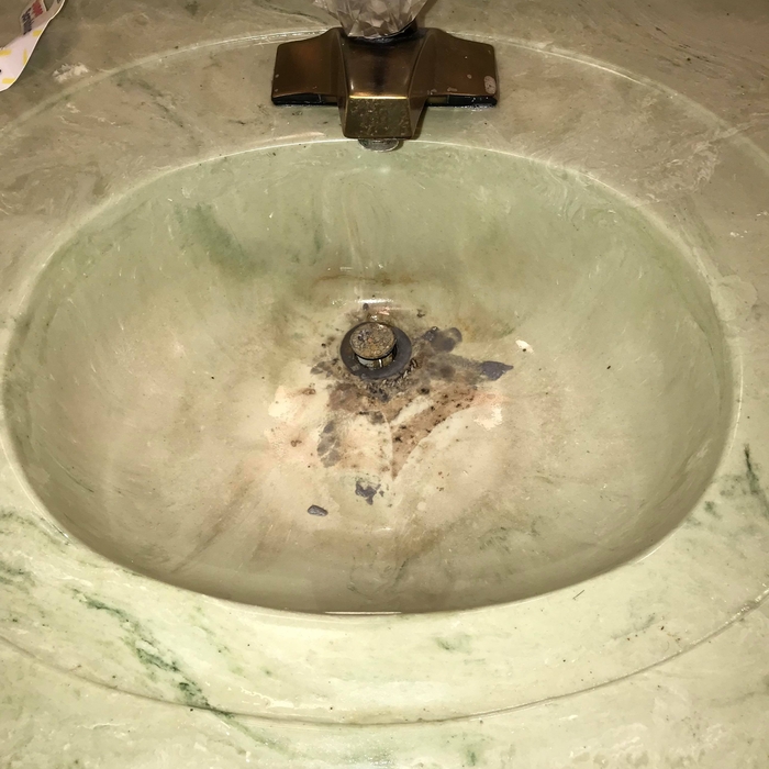 before of sink