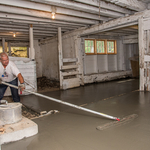 New Concrete on lower level