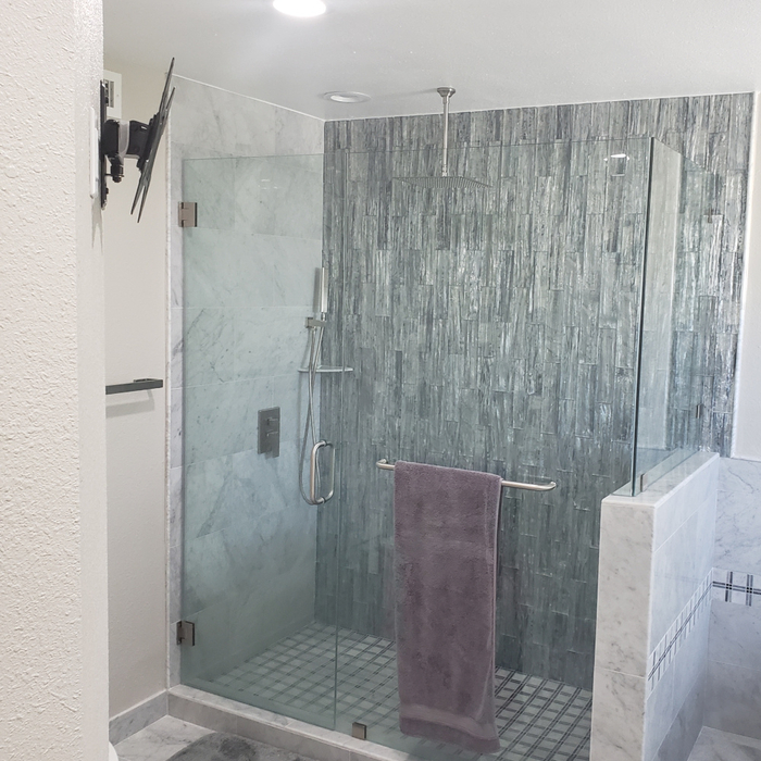 Bathroom reodel-New walk-in shower