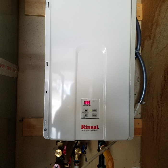 Rinnai Tankless W/H