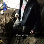 Water main line repair