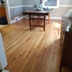 Cleaning Wood Floors & Applying Refinisher