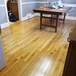 Cleaning Wood Floors & Applying Refinisher