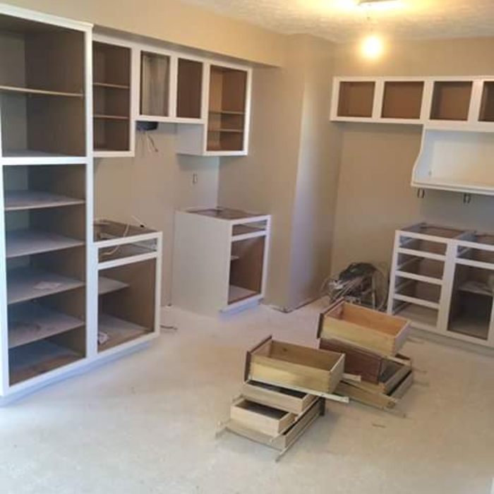Refinished cabinets